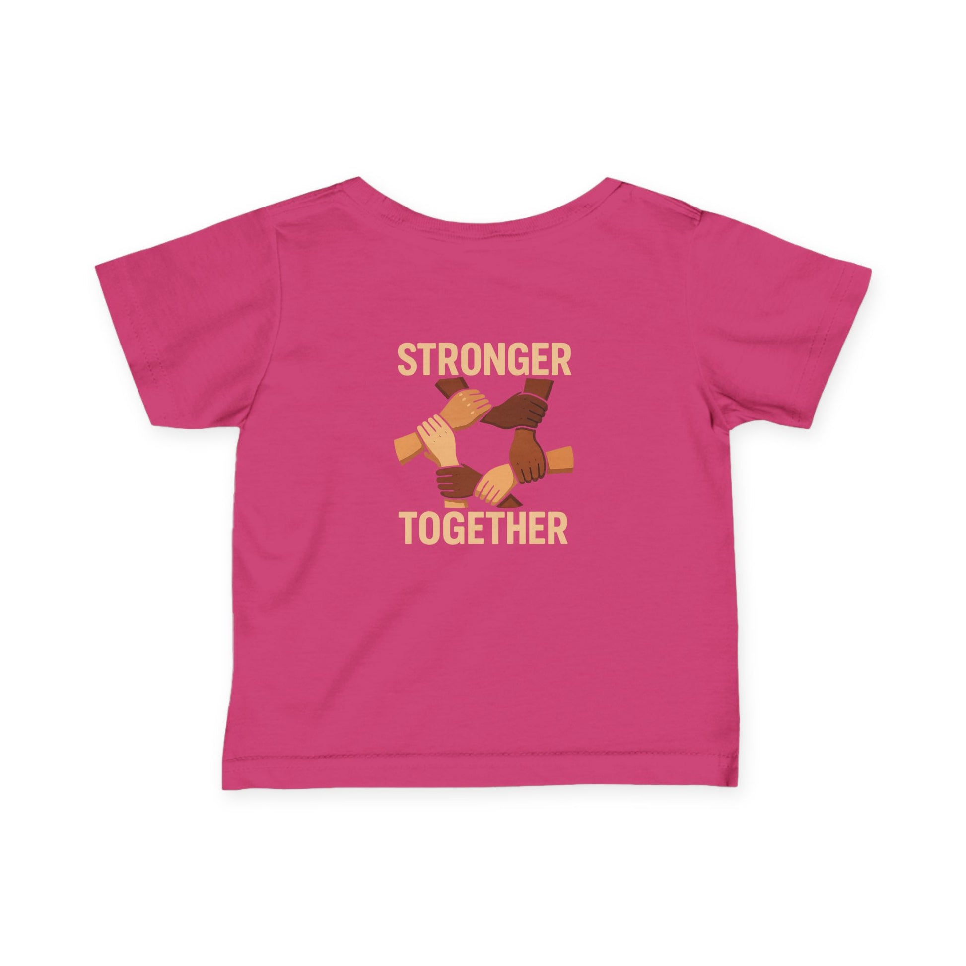 Stronger Together Infant Tee - Unity and Love, Baby Shirt, Gift for New Parents, Toddler Apparel, Social Awareness Kids Wear - Wayal Store