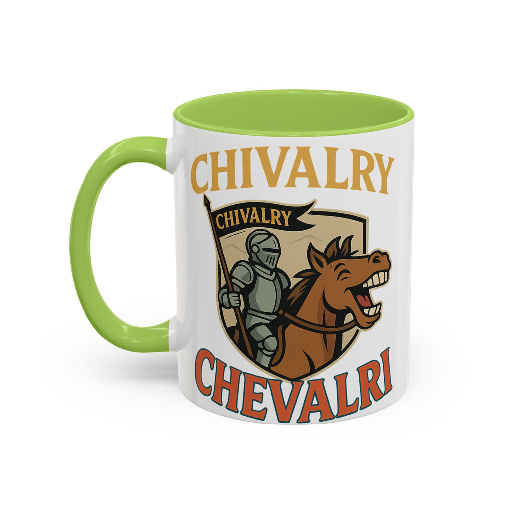 Chivalry Accent Coffee Mug, Warrior Gift, Knight Themed Cup, Medieval Decor, Unique Coffee Lover Present, Fun Office Mug - Wayal Store