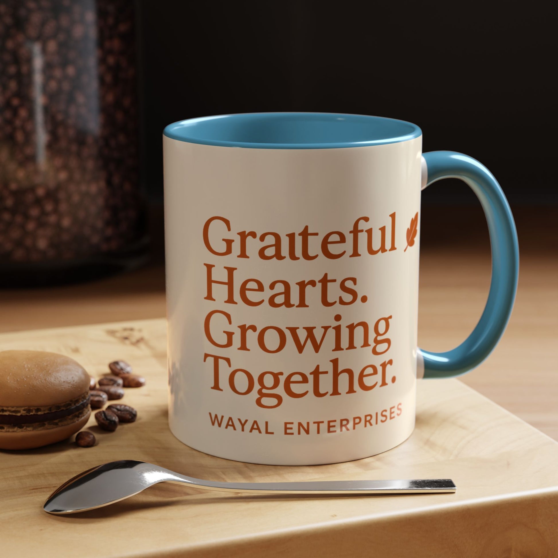 Grateful Hearts Coffee Mug - 11oz & 15oz - Perfect for Cozy Moments