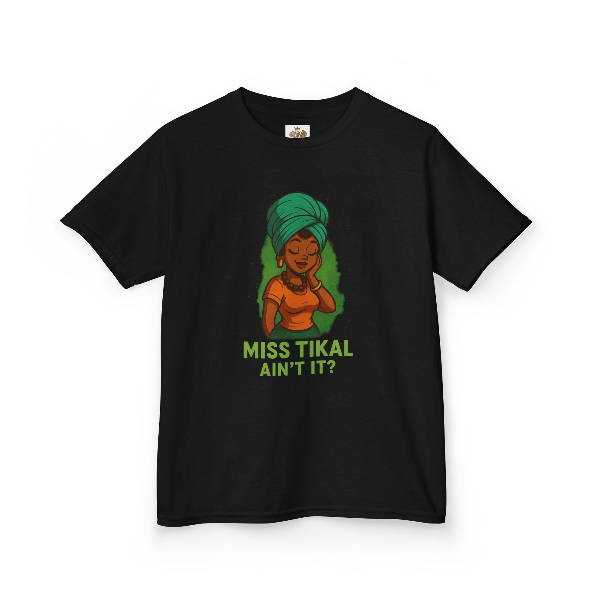 Kids Graphic Tee - Fun & Stylish Miss Tikal Design, Perfect for Gifts, Parties, Everyday Wear, Summer & Birthdays - Wayal Store