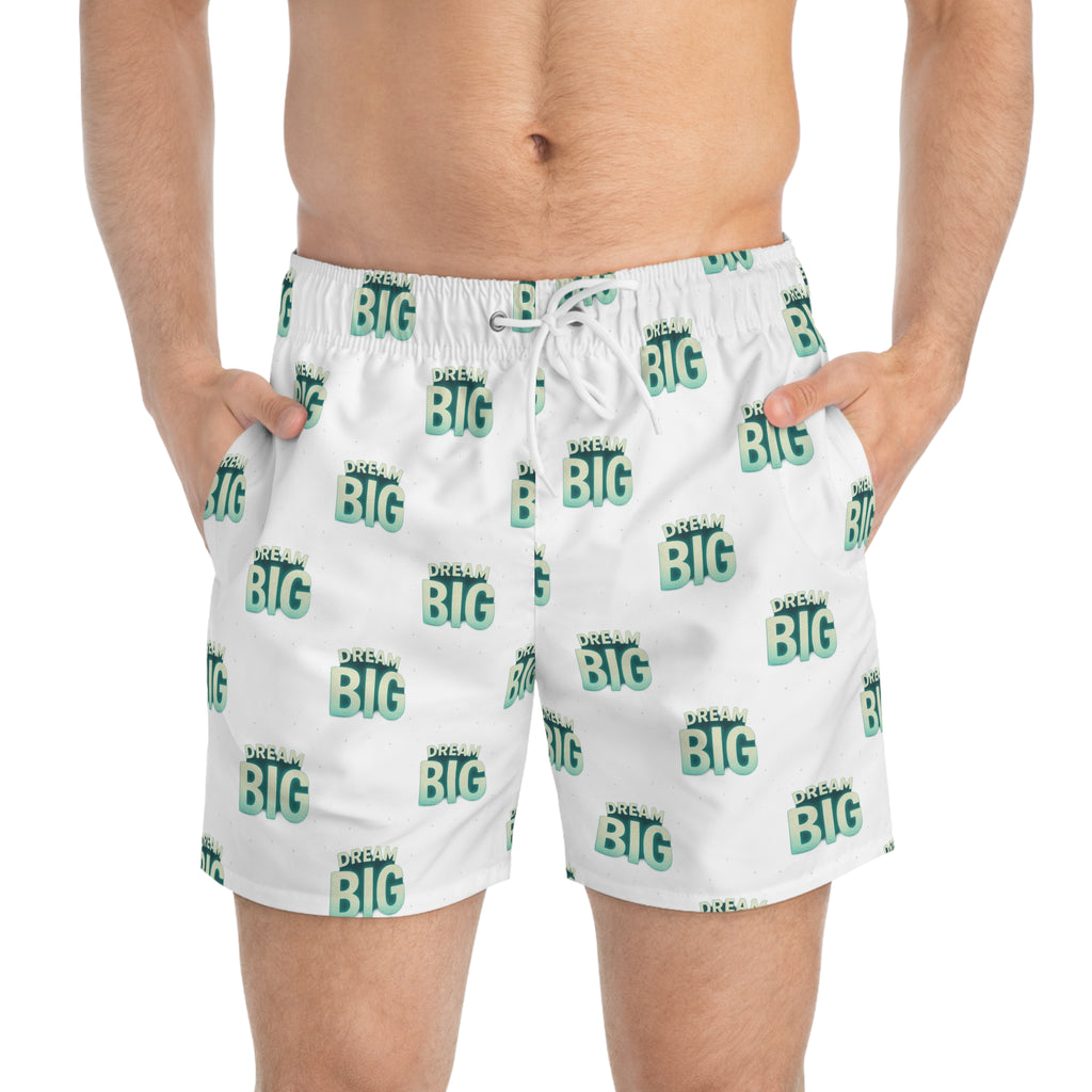 Dream Big Swim Trunks - Fun Beachwear for Summer Adventures - Wayal Store