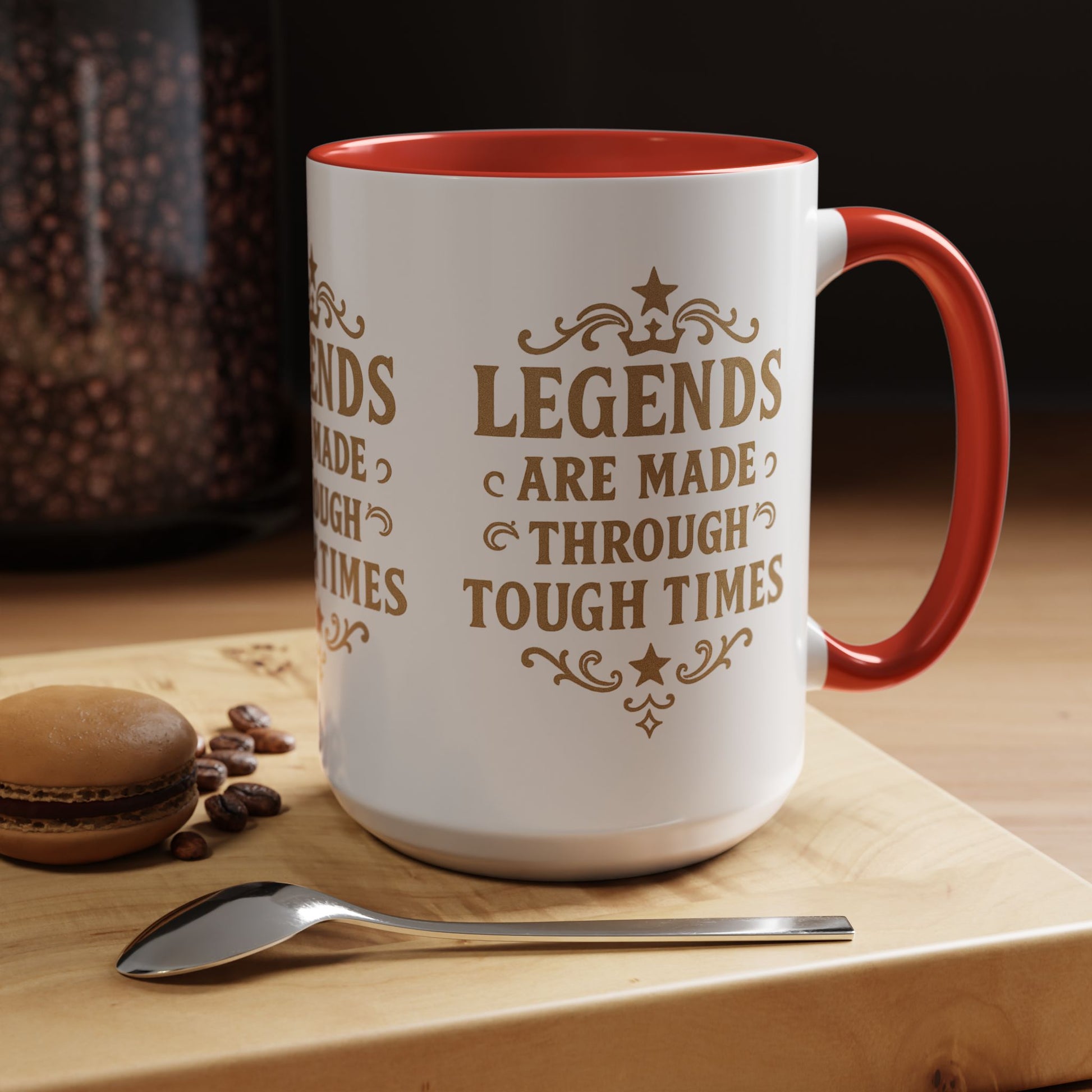 Legends Coffee Mug - Inspirational Drinkware, Gift for Motivational Quotes, Unique Housewarming, Cool Office Mug, 11oz & 15oz - Wayal Store