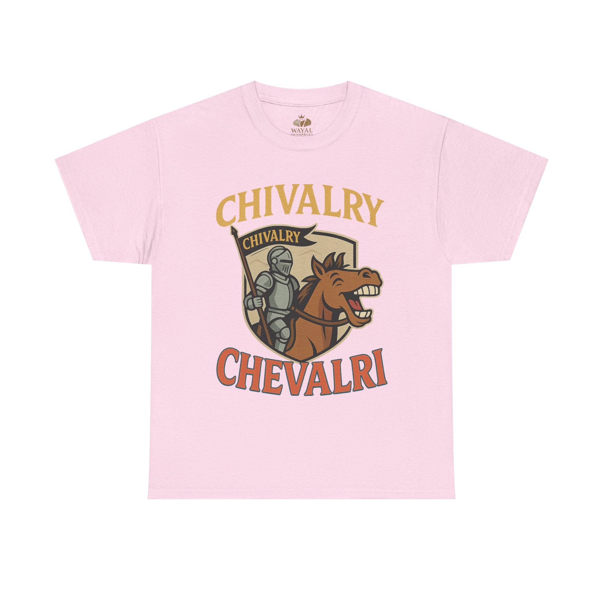 Chivalry-Themed Unisex Heavy Cotton Tee, Knight Shirt, Medieval Fan Apparel, Funny Gift, Renaissance Festival Clothing - Wayal Store