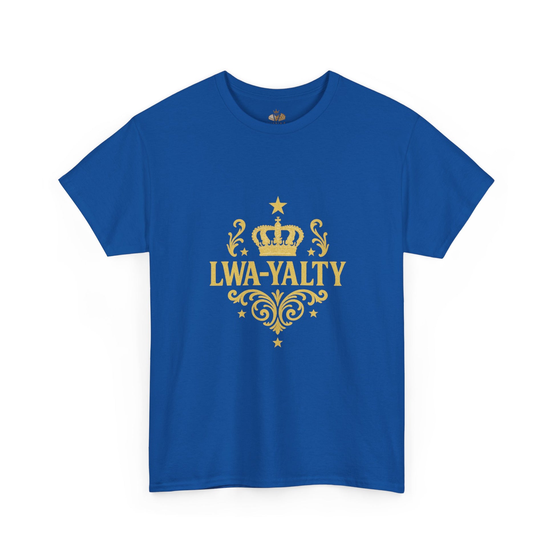 Crown Loyalty Tee - Unisex Heavy Cotton Shirt for Casual Wear, Gift for Royalty Lovers, Birthday, Friendship, Family Events - Wayal Store