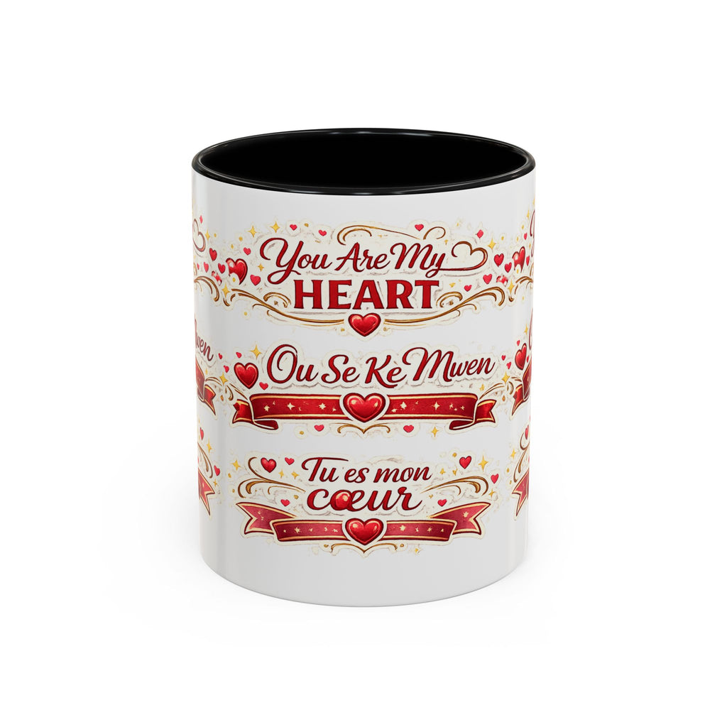 You Are My Heart Accent Coffee Mug – Multilingual Love Gift (11/15oz) - Wayal Store