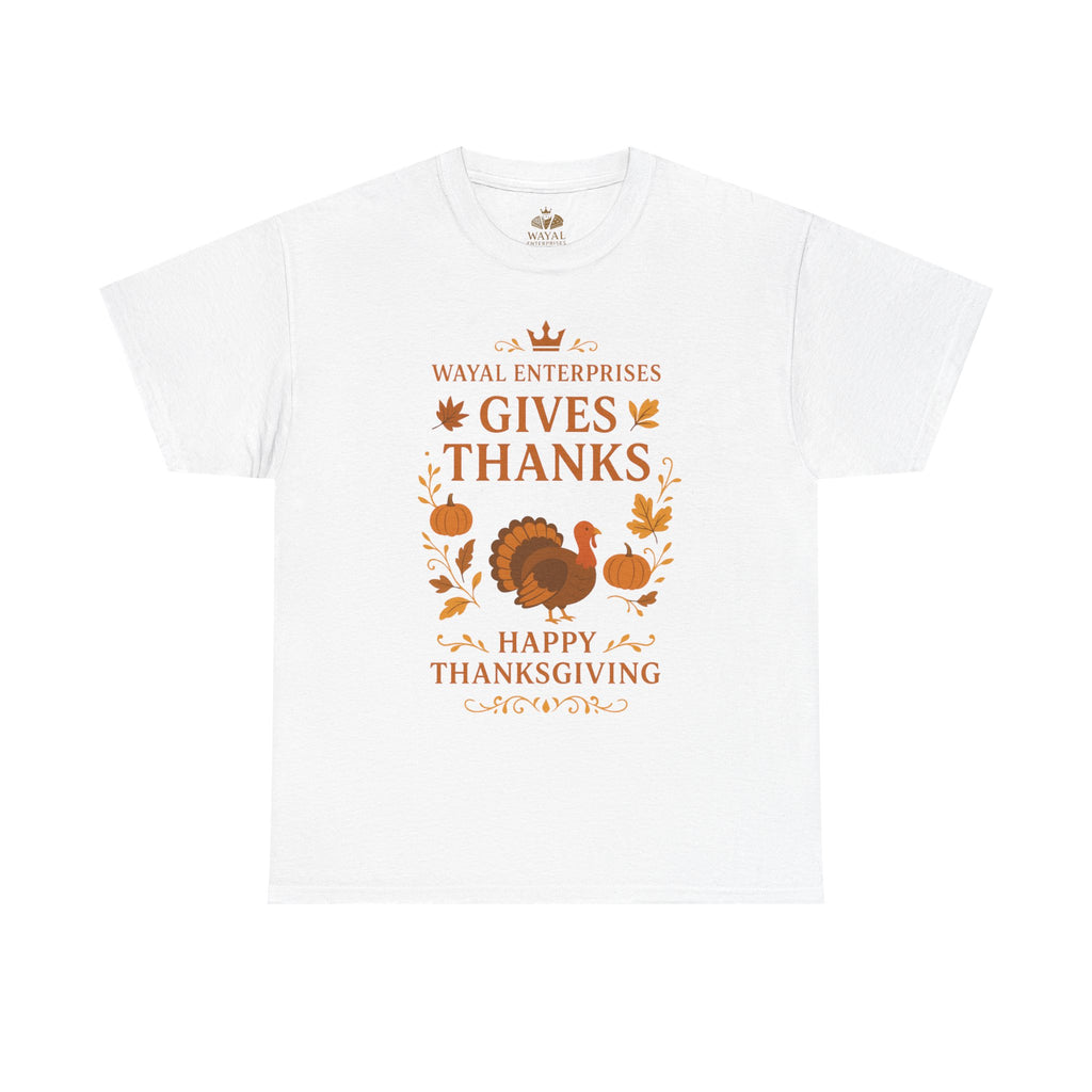 Thanksgiving Gratitude Unisex Cotton Tee - Wayal Store