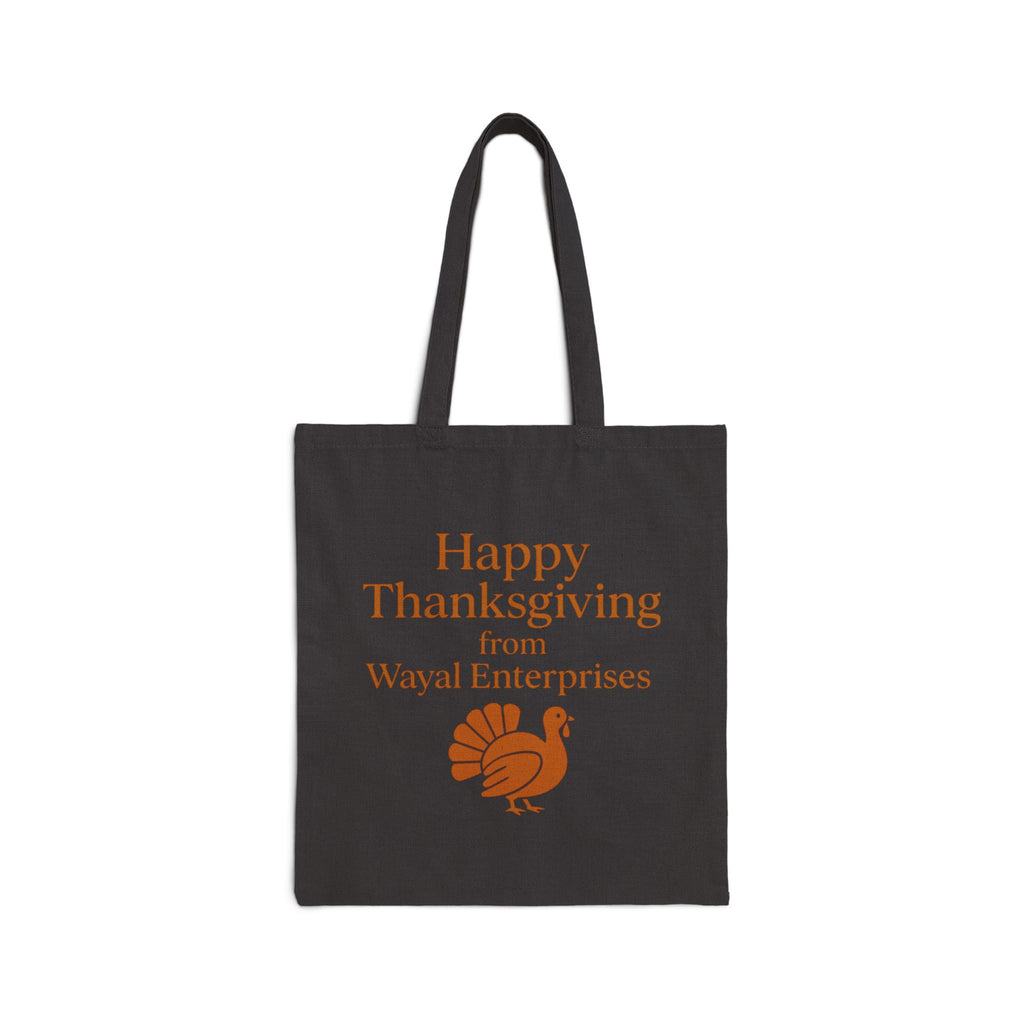 Thanksgiving Tote Bag - Grateful Hearts & Happy Thanksgiving Design