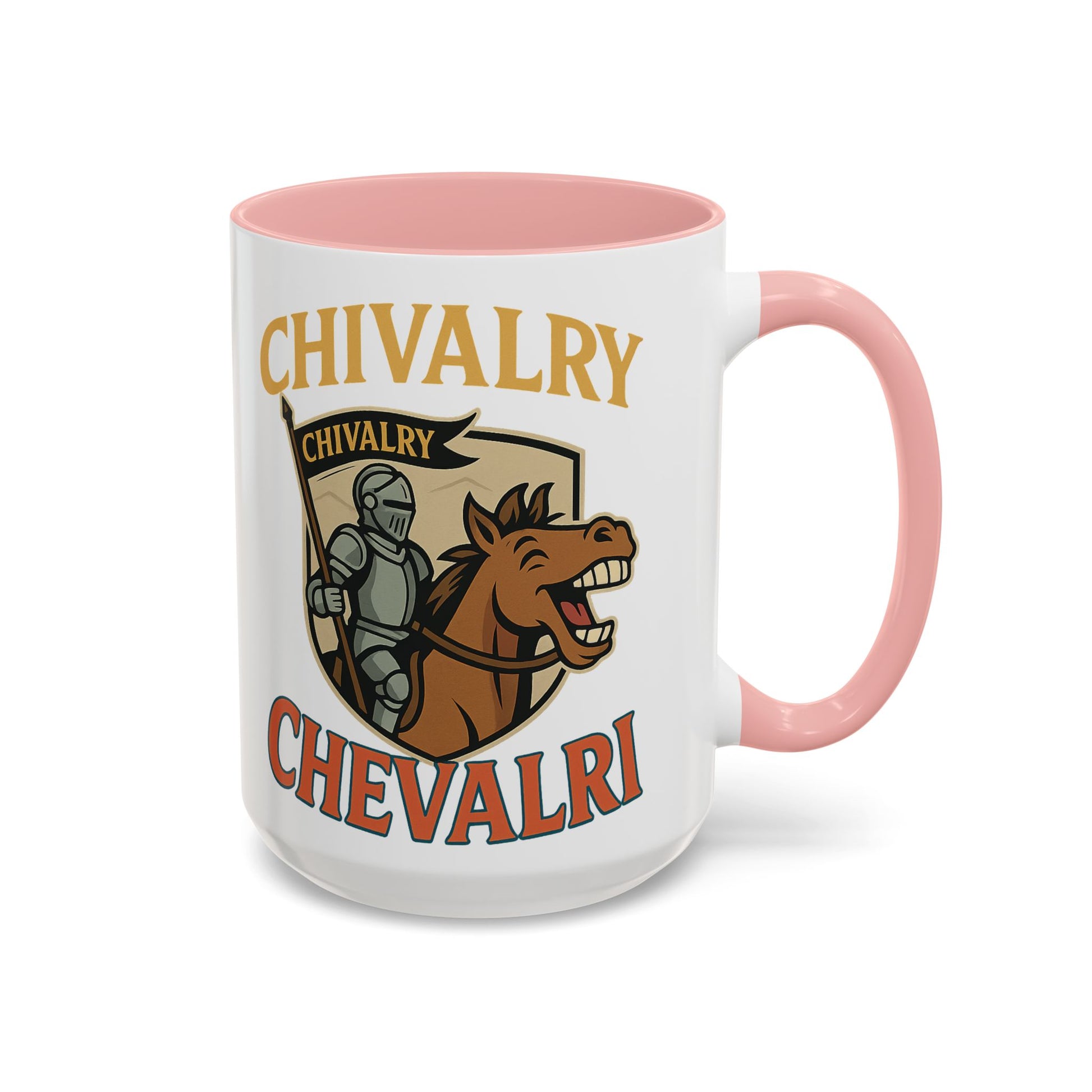 Chivalry Accent Coffee Mug, Warrior Gift, Knight Themed Cup, Medieval Decor, Unique Coffee Lover Present, Fun Office Mug - Wayal Store