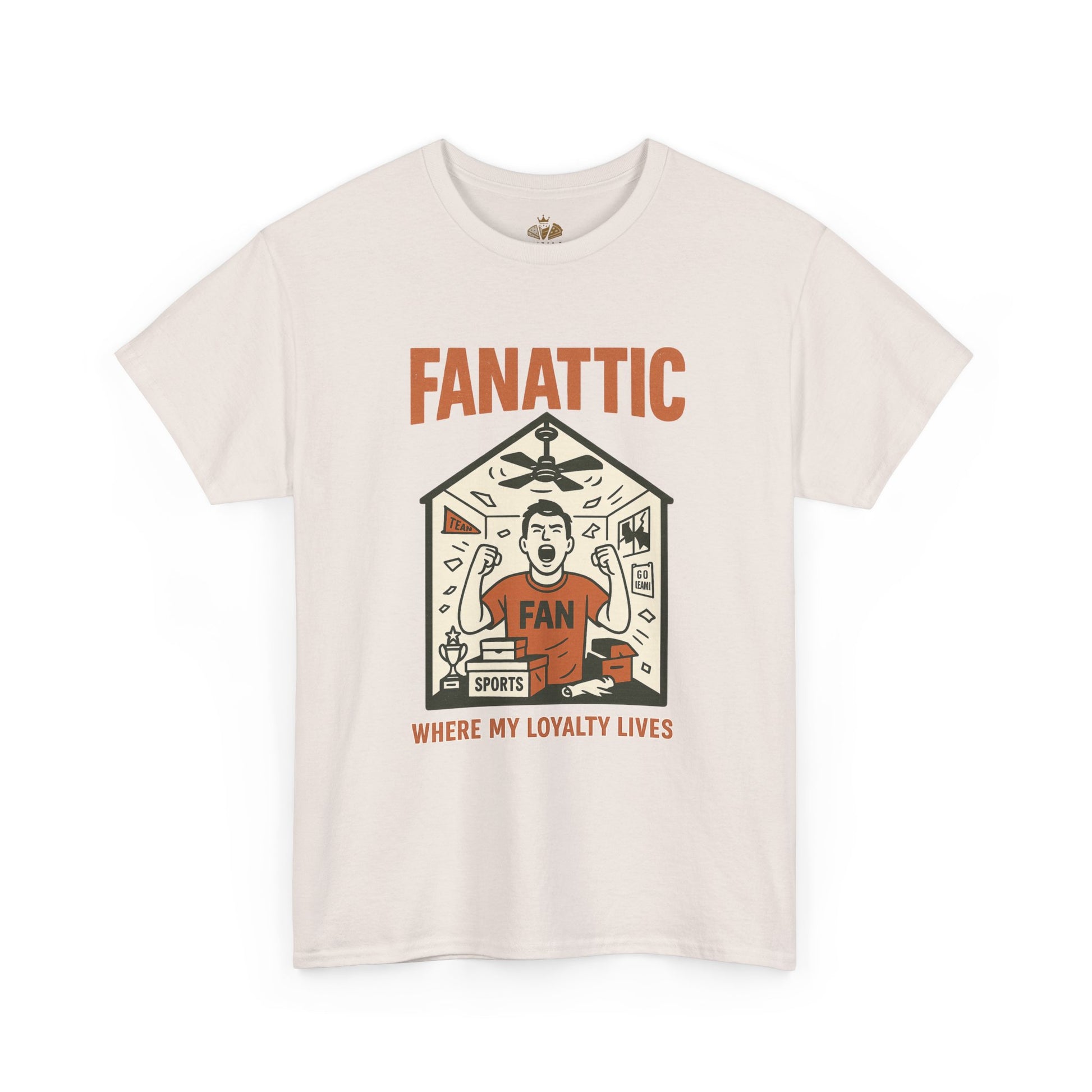 Sports Fanatic Tee - Unisex Heavy Cotton T-Shirt, Comfortable Everyday Wear, Gift for Sports Fans, Team Spirit Shirt, Casual Fashion - Wayal Store