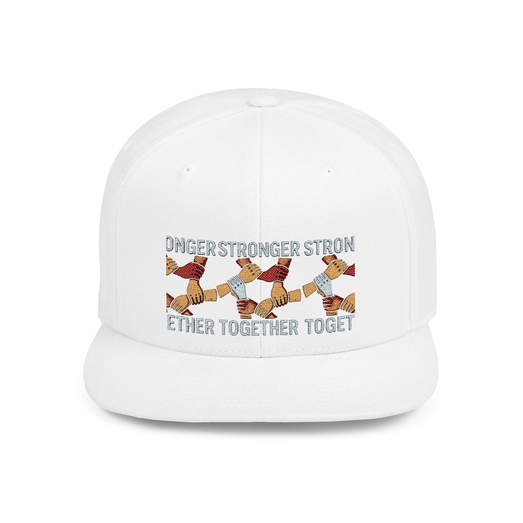 Stylish Flat Bill Snapback Hat, Cool Casual Cap for All Occasions, Perfect Gift for Friends, Outdoor Activities, Streetwear - Wayal Store