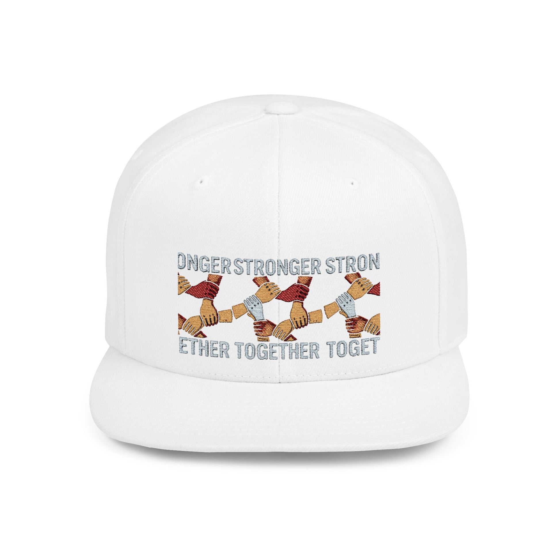 Stylish Flat Bill Snapback Hat, Cool Casual Cap for All Occasions, Perfect Gift for Friends, Outdoor Activities, Streetwear - Wayal Store