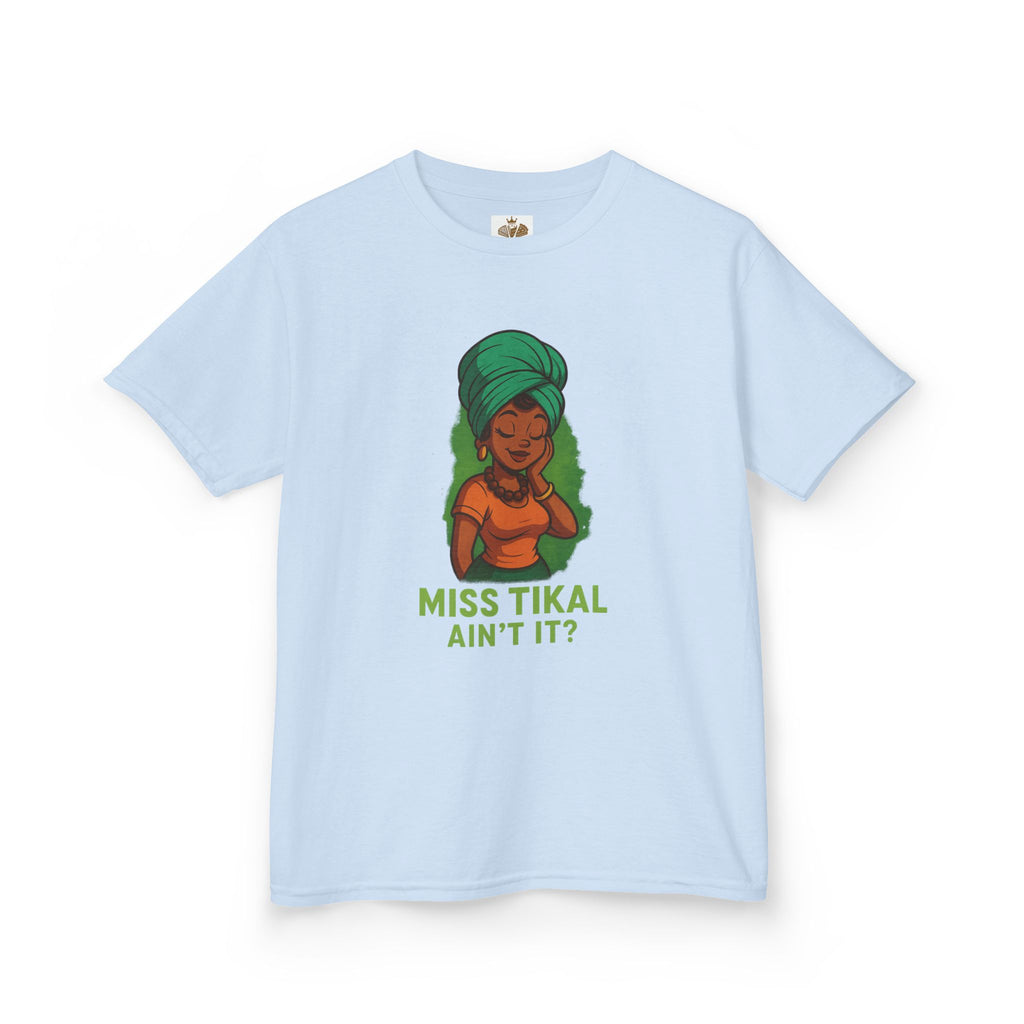 Kids Graphic Tee - Fun & Stylish Miss Tikal Design, Perfect for Gifts, Parties, Everyday Wear, Summer & Birthdays - Wayal Store