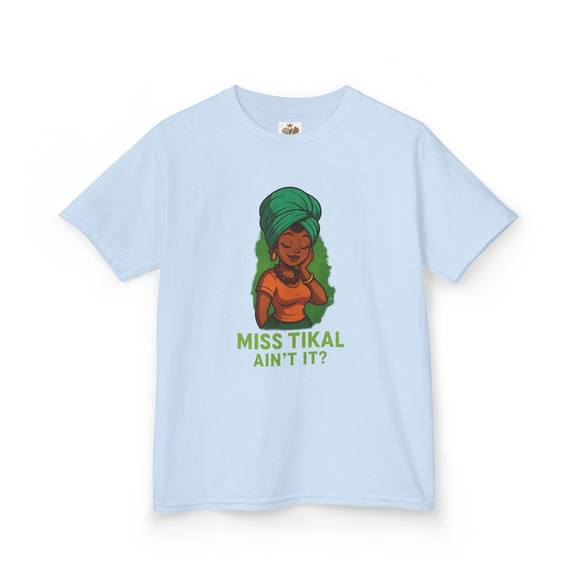 Kids Graphic Tee - Fun & Stylish Miss Tikal Design, Perfect for Gifts, Parties, Everyday Wear, Summer & Birthdays - Wayal Store