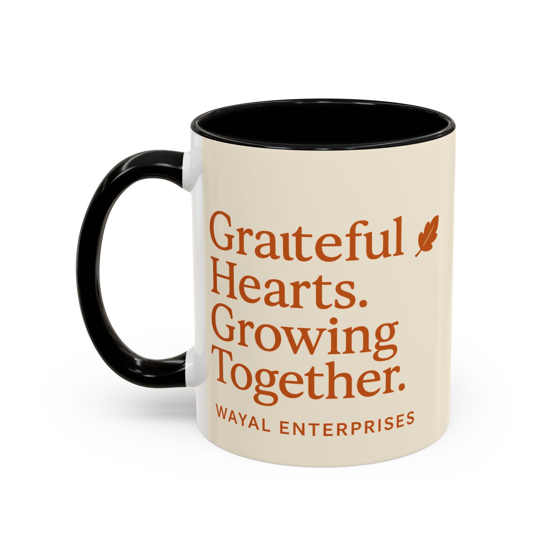 Grateful Hearts Coffee Mug - 11oz & 15oz - Perfect for Cozy Moments