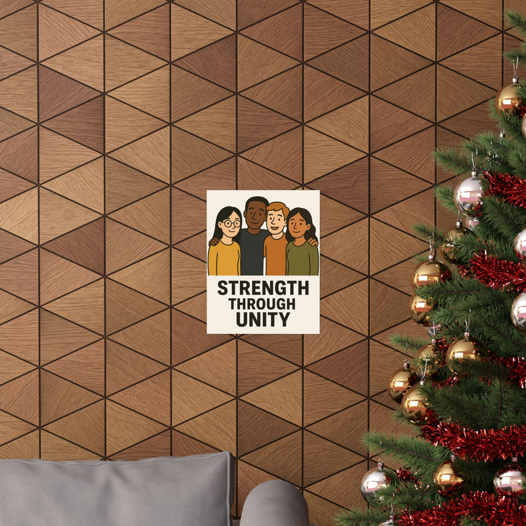 Unity Message Poster, Inspirational Art Print, Wall Décor, Motivational Home Decor, Positive Affirmation Art - Wayal Store