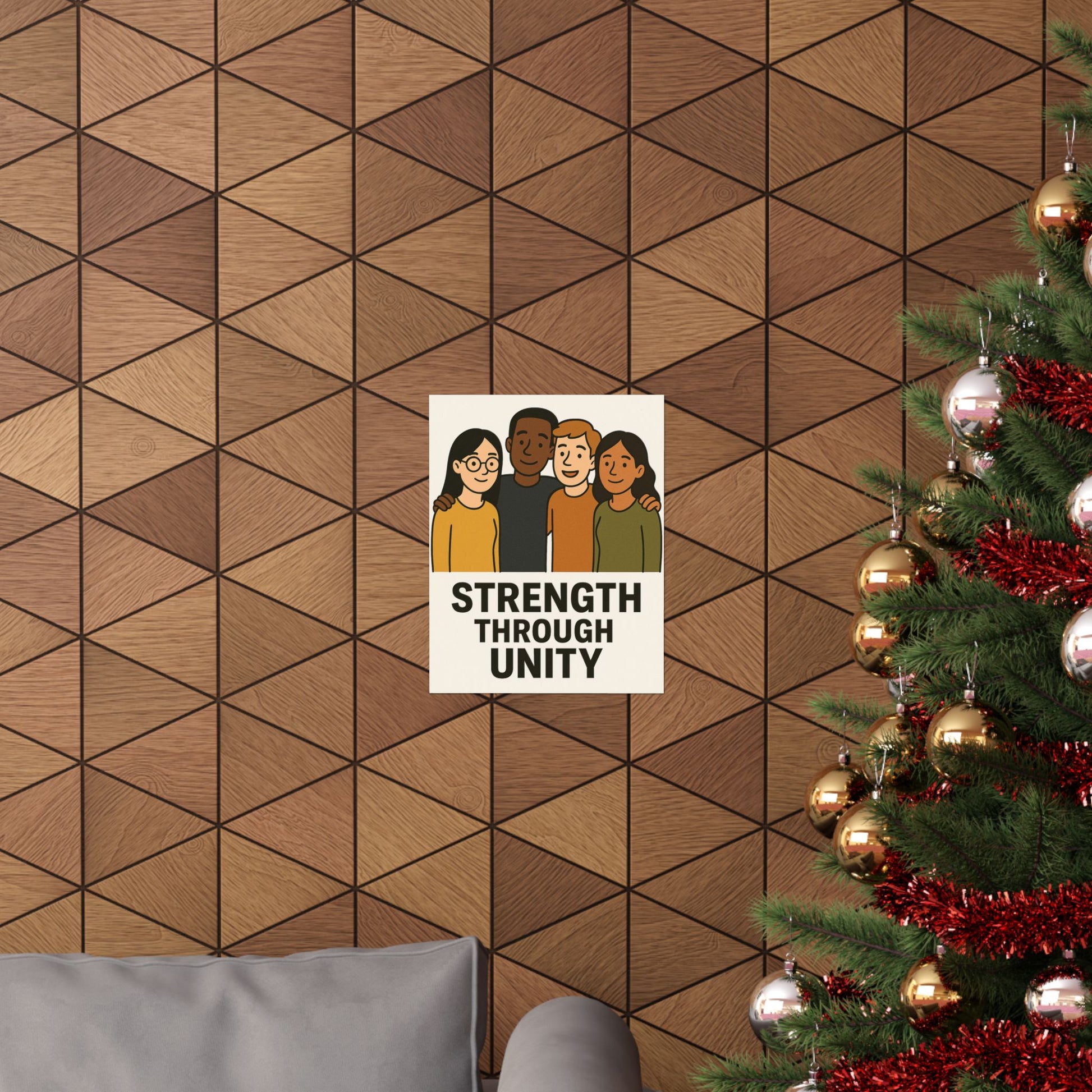 Unity Message Poster, Inspirational Art Print, Wall Décor, Motivational Home Decor, Positive Affirmation Art - Wayal Store