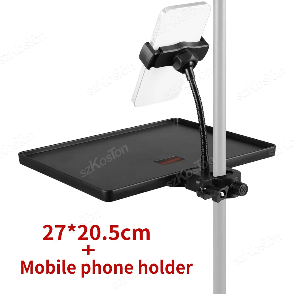 Universal Microphone Stand Tray High Quality Plastic Recording Sound Card Tray Live Streaming Music Stand Studio Mic Accessories - Wayal Store