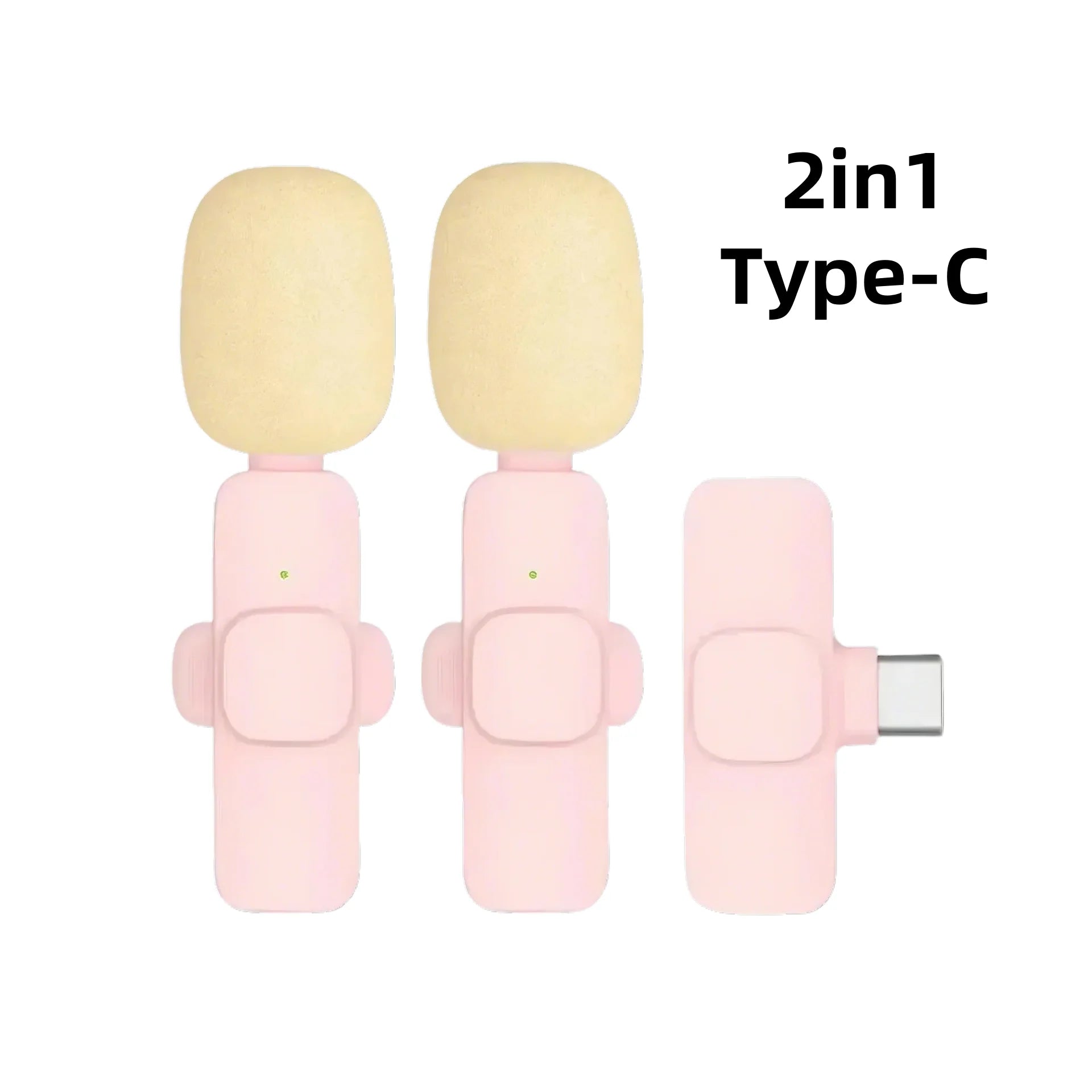 Portable Wireless Lavalier Microphone for Live Streaming/YouTube/TikTok/Facebook Live Noise Reduction Mic For iPhone/Android - Wayal Store